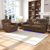 Davarious 2 - Piece Modern Multifunctional Breathable Leather Reclining Living Room Set with USB