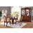 Chateau De Ville 62" Wide Solid Wood Mirrored Back Lighted China Cabinet