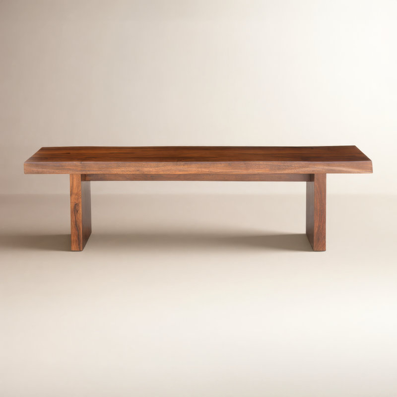 Modern Brazilian Bello Bench, Americano, 18" H x 65" W x 15" D