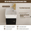 Ensemble de meuble-lavabo simple 12 po avec comptoir en céramique Dewmere-977511307
