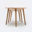 Moody Solid Wood Three Leg Coffee Table