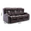 Deneishia 3 Seater Linen Reclining Sofa-703645985