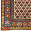 Tapis kazak antique de couleur ivoire, vers 1875
