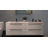 30" W Aluminum LED Vanity Light with Frosted Acrylic Shade 