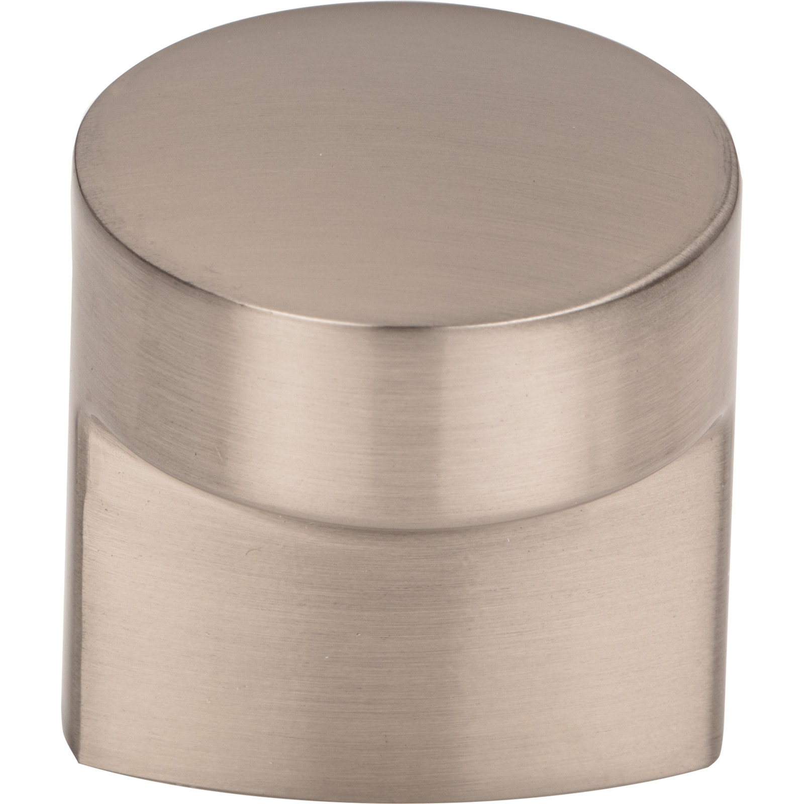 Hartridge 1 1/8" Length Cylindrical Knob, Brushed Satin Nickel