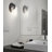 Dejon Iron/Seeded Glass Cottage Rustic LED Vanity Light-1835372183-1821739530