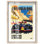 Affiches de Formule 1 Monaco Race Retro Shadowbox par Notoriart, cadre blond, 25 x 37