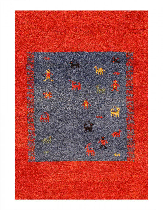 Larean One-of-a-Kind 8'03'' x 6'1'' Hand Knotted Area Rug
