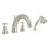 Georgian Era™ Double Handle Deck Mounted Roman Tub Faucet with Accessory