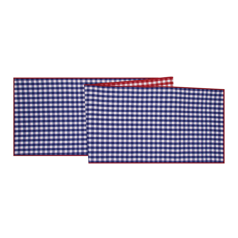 Americana Reversible Plaid Runner