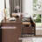 6 Drawer Dresser for Bedroom, Farmhouse Large Double Chest of Drawers with Metal Handles, Rustic Wooden Dresser-480022384