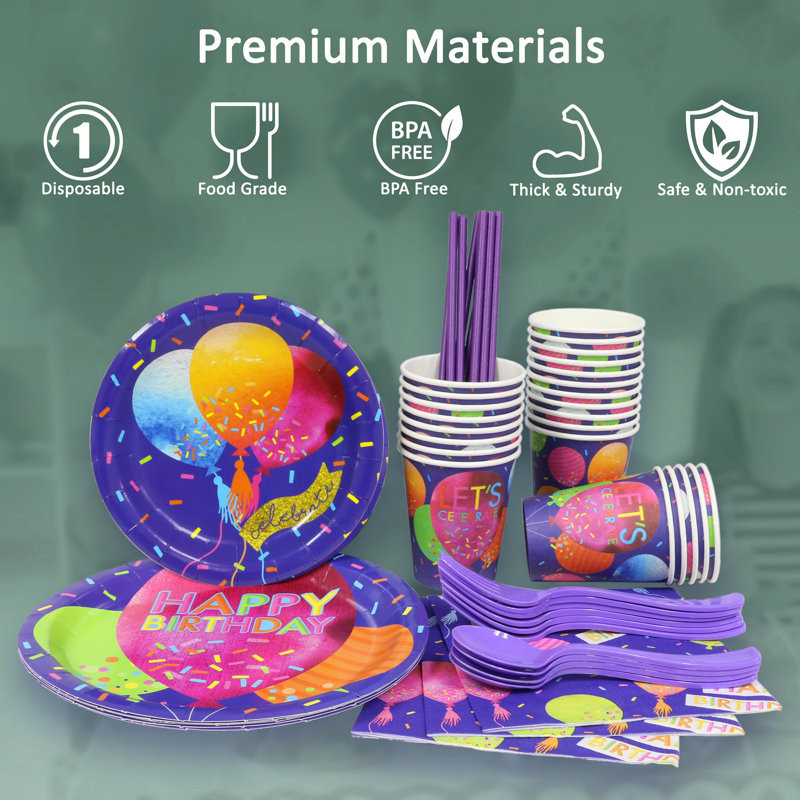 Ensemble d'accessoires de fête d'anniversaire