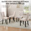 Ensemble de 4 chaises de salle à manger rembourrées Modern-351662289