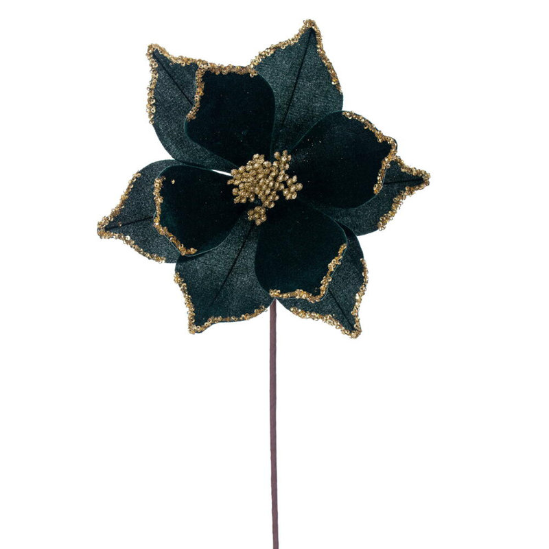 Tiges de poinsettias Cochrane, Vert minuit