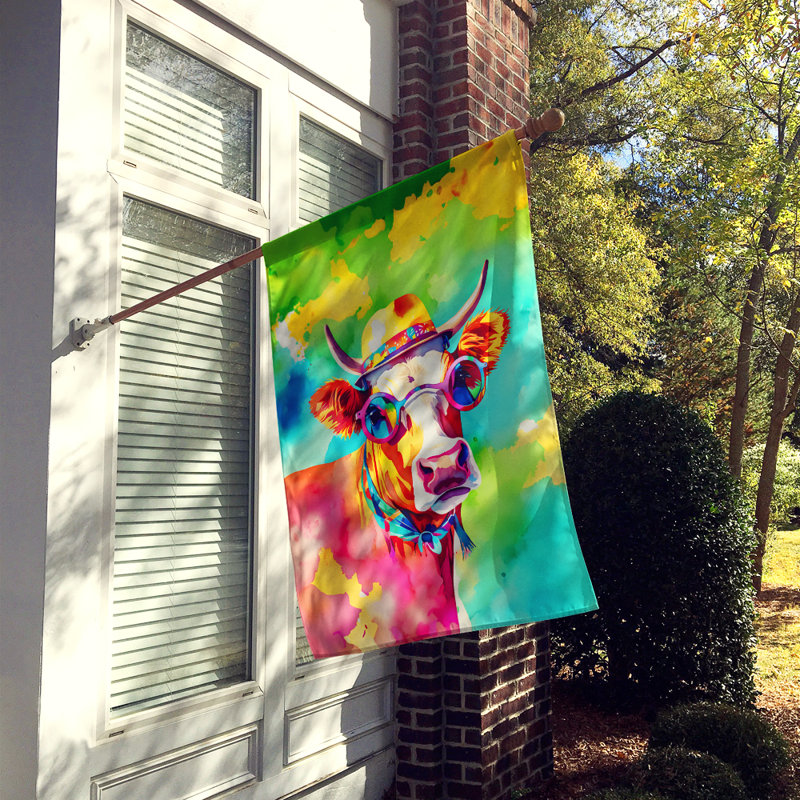 Double Sided 40'' H x 28'' W Polyester Animal House Flag