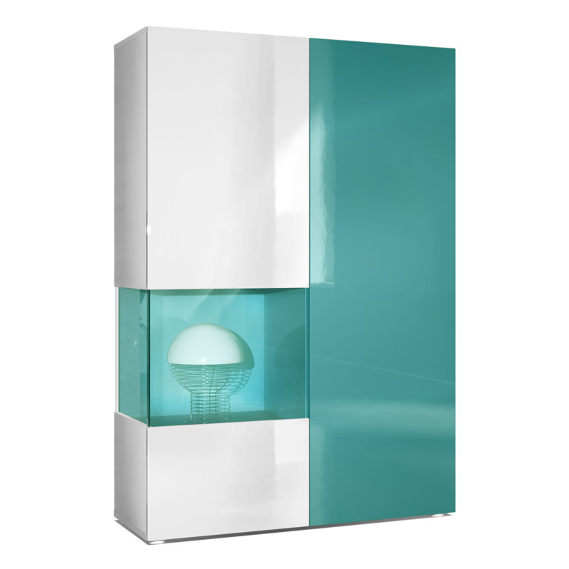 Mcandrews Display Cabinet, Without LED, Petrol