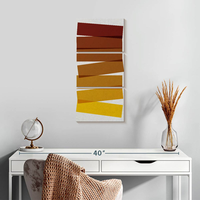 Hinman Warm Swatches, 27" H x 12" W