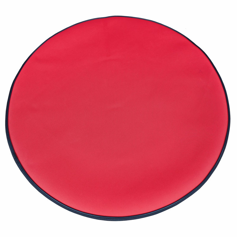 Tapis d'arbre de Noël moyen de qualité supérieure - 22 po - rouge et noir