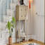 Console étroite, 3 tiroirs, tablette inférieure pour le salon - beige-129912026-129912029-129912030