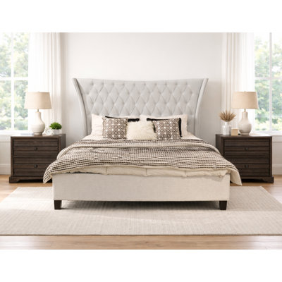 Lexis King Bedroom Set With Two Nightstands