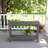 Outdoor 48'' Patio HDPE Adirondack 2-Tier Shelf Console Table, Rectangular Table Side Table, All-Weather Resistance-1156715852