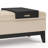 Oregon 42"W Upholstered Vegan Leather Contemporary Rectangular Lift-Up Storage Ottoman Bench with Tray and Hidden Storage-689329887
