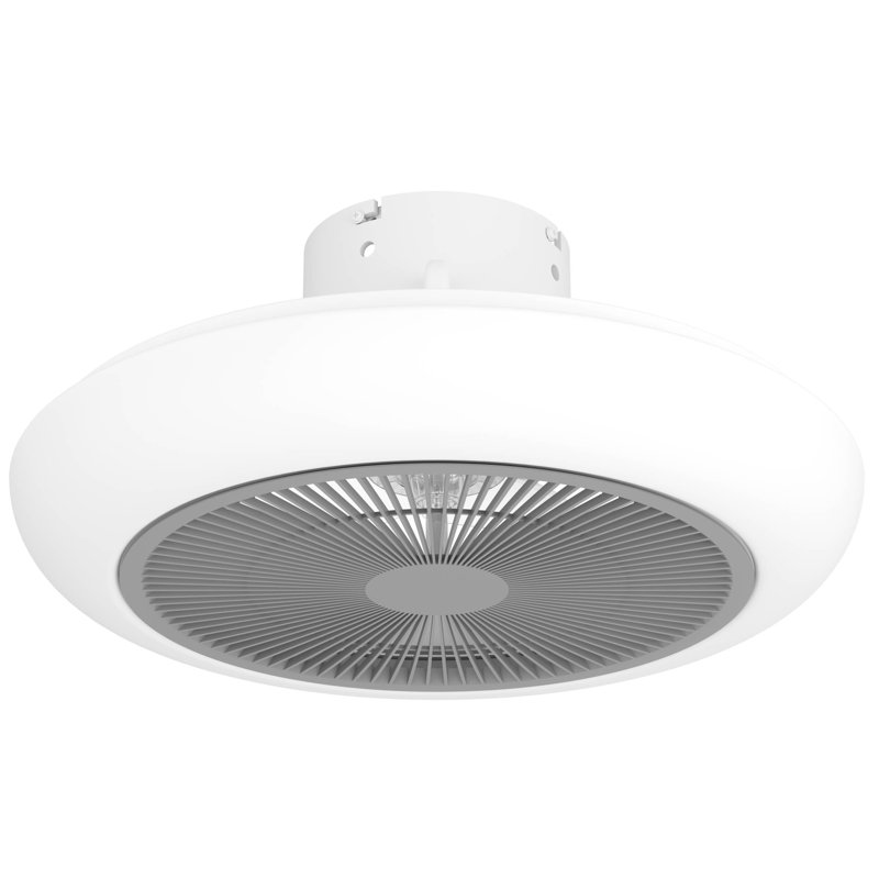 Antiope Ceiling Fan with Light Kit, Grey