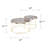 Abrial Glass Top Nesting Coffee Table