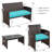 4 - Person Patio Conversation Set with Cushions-797615316