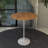 Heatherton Modern Bar Height Dining Table with Resin Top and Steel Pedestal Base Kitchen Table Seats 2-6 Person-1208304105-1208304107