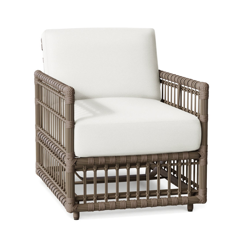 Newport Woven Spring Lounge - Burlap, No Welt, Intermix Bark, Newport #66 Burlap
