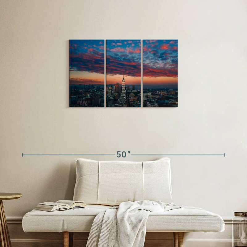 Skyline de Sireci, Mexique, H 20 po x l 33 po