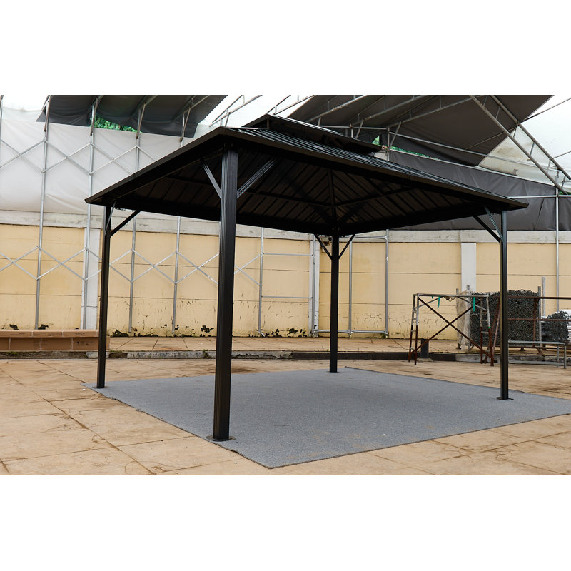 Merritt Traditional Double-Roof Hardtop Gazebo With Aluminum And Steel Canopy