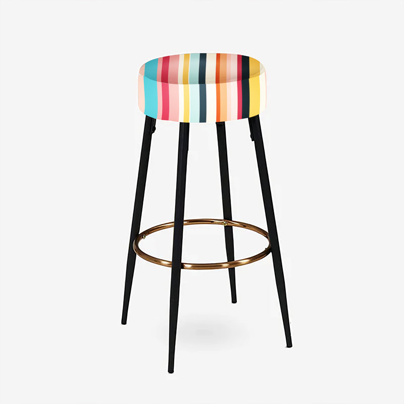 Ensemble de 2 tabourets de bar pastel