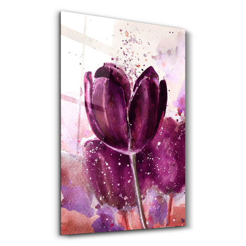 Élégante peinture murale en verre trempé de 13,8 po x 21,7 po | 100% verre trempé, épaisseur: 0,16 pouce | Imprimé UV pour des couleurs éclatantes | Parfait pour la décoration intérieure, le salon et les espaces de bureau