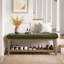 Faux Leather Upholstered Storage Bench-558094247