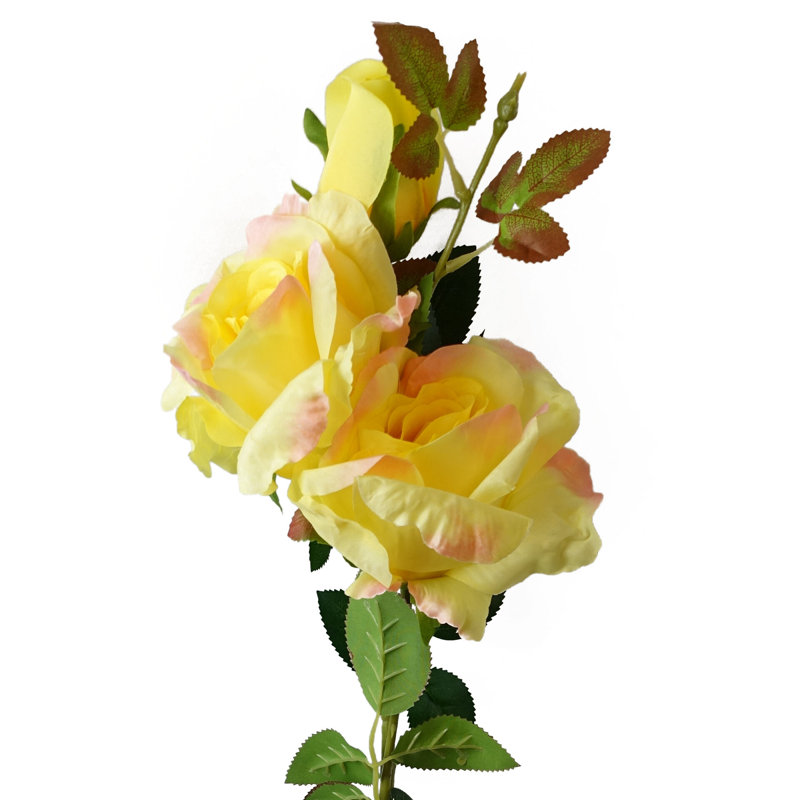 Plastic, Silk Artificial Arrangement, Yellow