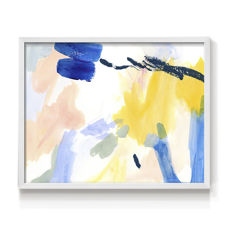 «Candy Swipe II», reproduction encadrée, H 22 po x l 28 po, Blanc
