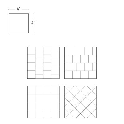 Portmore 4x4 Glazed Ceramic Tile