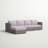 122'' Wide L-Shaped Premium All-Weather Wicker Patio Sofa with Cushions