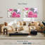 Harnek en fleurs rose clair-107671897