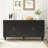 Hayter 63'' W Sideboard Buffet Cabinet, Kitchen Storage Cabinet With 4 Doors And Adjustable Shelves-209940724