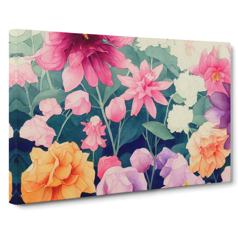 Boundless Flower Market - Wrapped Canvas, 35cm H x 50cm W x 3cm D