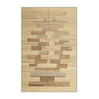 Surface beige contemporaine tapis