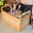 Rattan & Wood Beverage Tub