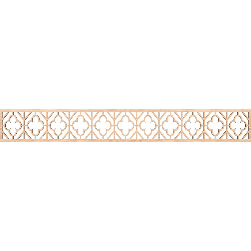 Moulure Hazelton, Chêne rouge, H 6 po x l 46,5 po x P 0,25 po