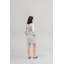 Doris Cotton Blend Terry Cloth Girl / Woman+ Above Knee Bathrobe with Pockets-73523059-73523062