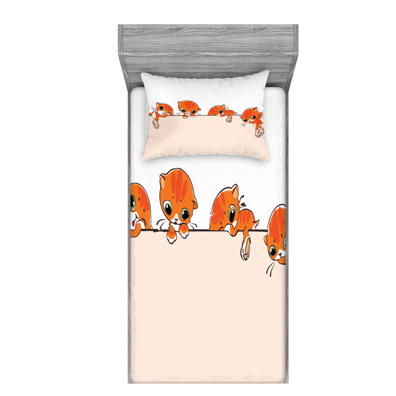 Microfiber Sheet Set, Twin XL Sheet Set with Fitted Sheet