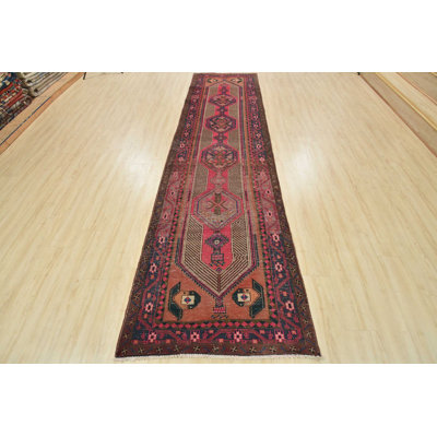 Tapis unique rose de 3 pi 8 po x 13 pi 4 po