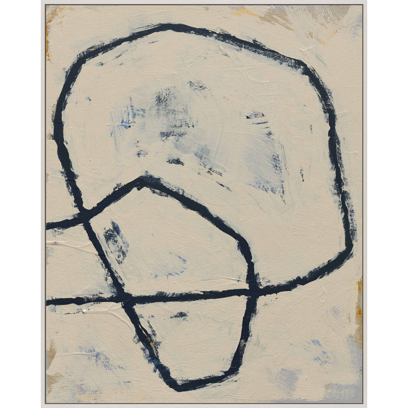 «Hall Tw torsadé 6» par Jacques Pilon - reproduction, H 20 po x l 16 po x P 1,25 po, Toile avec cadre blanc
